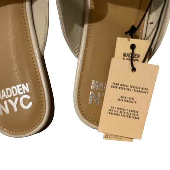 Women's Tania Slip-on Mule, Madden NYC, 81/2, Bone NWT - Picture 4 of 6